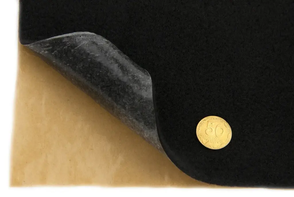 Карпет Superflex чорний для авто самоклейка, лист 102x100см