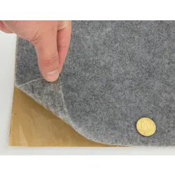 Карпет-самоклейка Superflex сірий, щільність 320г/м2, товщина 4мм, лист 51x100см