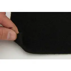 Автомобільний карпет Superflex чорний, тягучий, щільність 320г/м2, товщина 4мм, ширина 205см