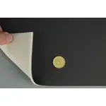 Автомобільний шкірозамінник 2014-MT чорний, на поролоні 3мм і сітці (ширина 160 см) Мініатюра 3