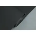 Автомобільний шкірозамінник 2125-MT чорний, на поролоні 4мм і клейовій основі (ширина 150 см) Мініатюра 1