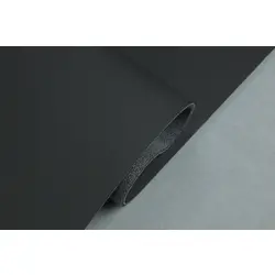 Автомобільний шкірзам, колір чорний 2125-MT, на поролоні 4мм і клейовій основі, ширина 150см