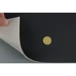 Автомобільний шкірозамінник чорний 2065-МТ, на поролоні 3мм і сітці (ширина 150 см) Мініатюра 2