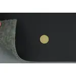 Автомобільний шкірозамінник чорний 2004-МТ, на повсті 5мм (ширина 160 см) Мініатюра 2