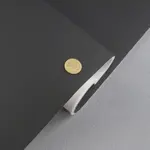 Автомобільний шкірозамінник 2066p-MT антрацит, на поролоні 4мм і сітці (ширина 162 см) Мініатюра 3