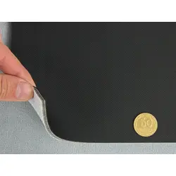 Автомобільний шкірзам 2121-MT, колір чорний, на поролоні 2мм та сітці, ширина 145см