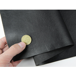 Автомобільний шкірозамінник чорний «VINYLPEX» CZ-62, на тканинній основі (ширина 145 см) Мініатюра 2