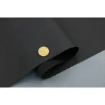 Автомобільний шкірозамінник чорний Renault D222-BL, на тканинній основі (ширина 155 см) Мініатюра 1