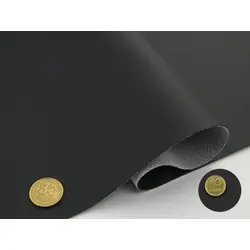 Автомобільний шкірзам K211 чорний, на тканинній основі, ширина 150см
