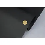 Автомобільний шкірозамінник чорний 2136-MT, на тканинній основі (ширина 150 см) Мініатюра 1