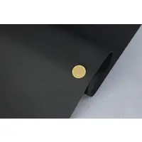 Автомобільний шкірзам чорний 2136-MT, на тканинній основі, ширина 150см