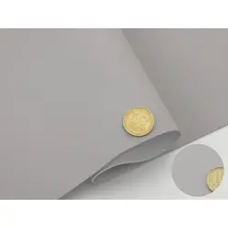 Автомобільний шкірозамінник сірий холодний 15537/1, на тканинній основі, ширина 160см