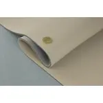 Автомобільний шкірозамінник кремовий 3032-MT, на поролоні 4мм і сітці (ширина 160 см) Мініатюра 1