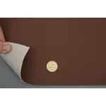 Автомобільний шкірозамінник коричневий 4079-MT, на тканинній основі (ширина 160 см) Мініатюра 3