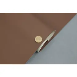 Автомобільний шкірзам, колір коричневий 4078-MT, на тканинній основі, ширина 156см