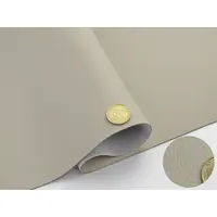 Автомобільний шкірозамінник кремовий 15319/3 на тканинній основі, ширина 155см