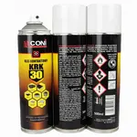Аерозольний термостійкий клей CONI KRK 30 (до 125 °C) для тканини, карпета, ковроліну, шкірозамінника, 500мл Мініатюра 5