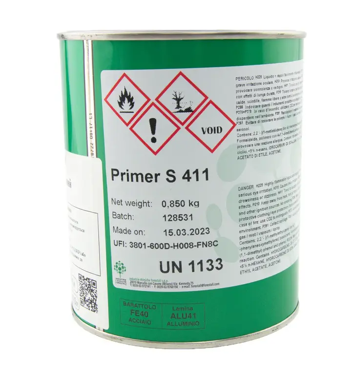 PRIMER S 411 — рідкий ґрунтовочний клей для підошов та абсорбуючих матеріалів