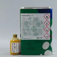 Клей Supercolla LT-17 0.5л, поліхлопорний для тканини, карпета, кашзама, без запаху, Італія