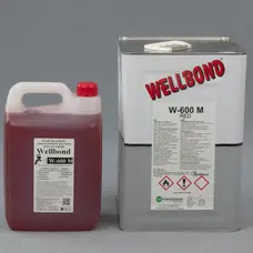 Клей Wellbond W-600 M (під пульверизатор) на основі синтетичного каучуку, для тканин, карпета, ковроліну, поролону та інших покриттів, 5.0л