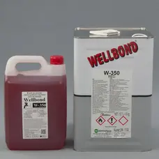 Клей Wellbond W-350, 5.0л (під пульверизатор) на основі синтетичного каучуку, для тканин, карпета, ковроліну, поролону та інших покриттів