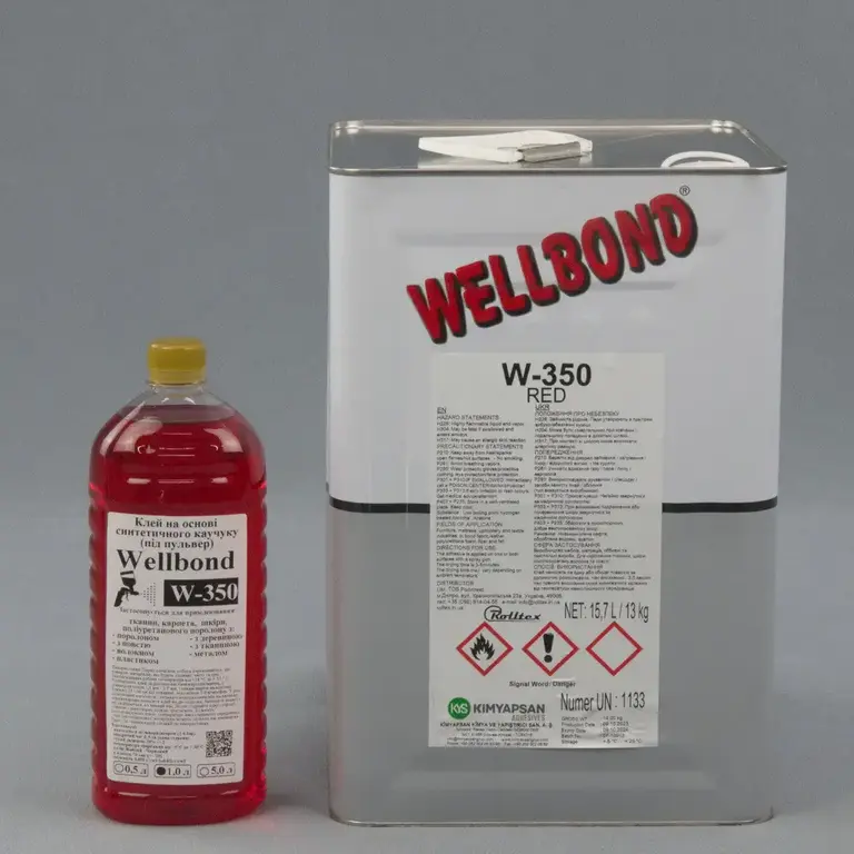 Клей Wellbond W-350, 1.0л для пульверизатора