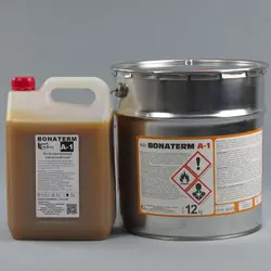 Клей Bonaterm A-1 , поліхлоропреновий автомобільний для тканин,шкірозамінника, карпета, 5л, Польща