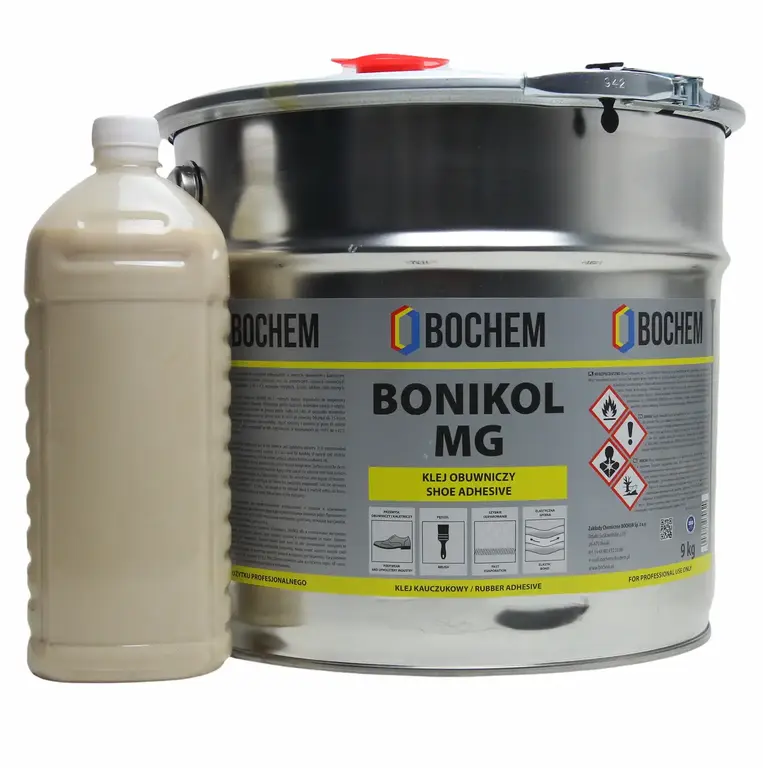 Клей BONIKOL MG, 1.0л – ефективне з'єднання матеріалів на основі каучуку