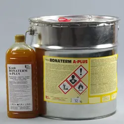Клей Bonaterm A-PLUS 1л, поліхлоропреновий автомобільний для тканин,шкірозамінника, карпета, Польща