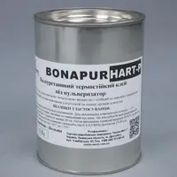 Поліуретановий термостійкий клей BONAPUR HART-P під пульверизатор, 0.8 л для шкірозамінника, тканин, ПВХ, синтетичної шкіри