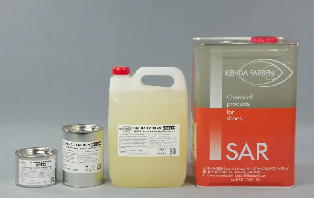 Поліуретановий клей SAR 340, об'єм 5.0л для шкірозамінника