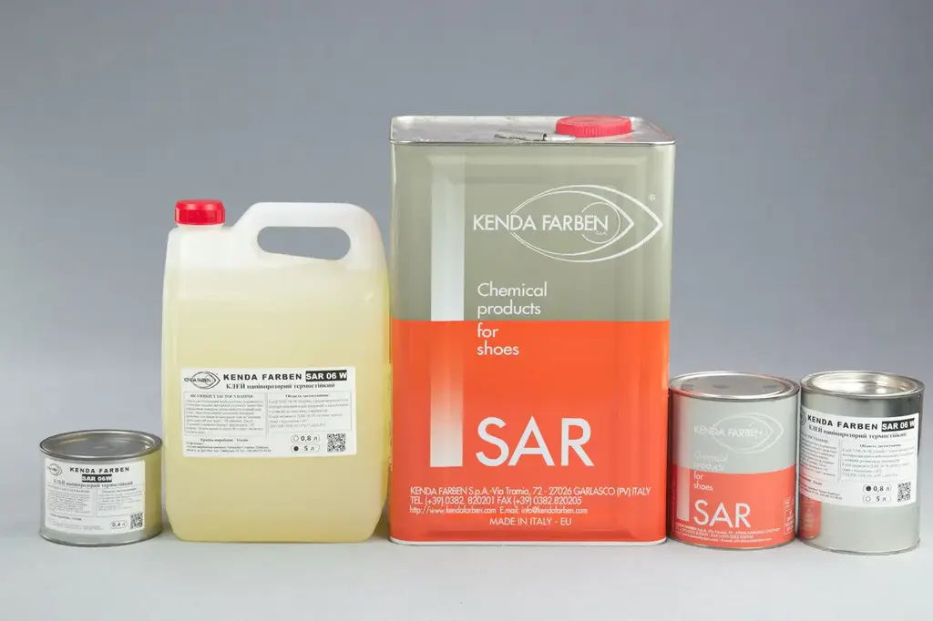Поліуретановий клей  SAR 06 W, 5.0л для шкіри, пластику та синтетичних матеріалів