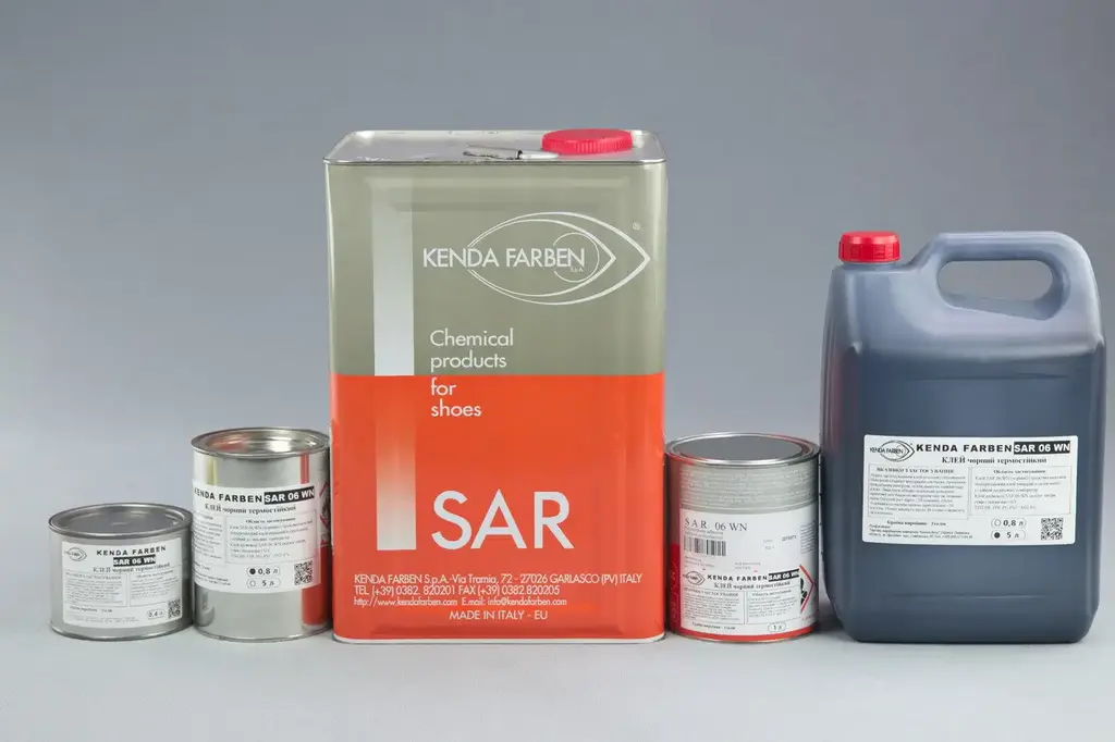 Поліуретановий клей SAR 06 WN, 0.8л для шкіри, пластику та синтетичних матеріалів
