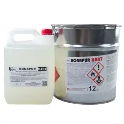 Поліуретановий термостійкий клей BONAPUR HART 5л для шкірозамінника, тканин, ПВХ, синтетичної шкіри, Польща