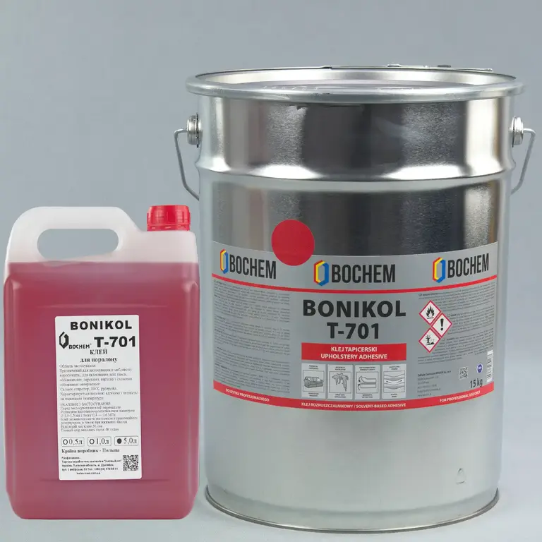 Клей BONIKOL T-701 — універсальний контактний клей (5.0л, Польща)