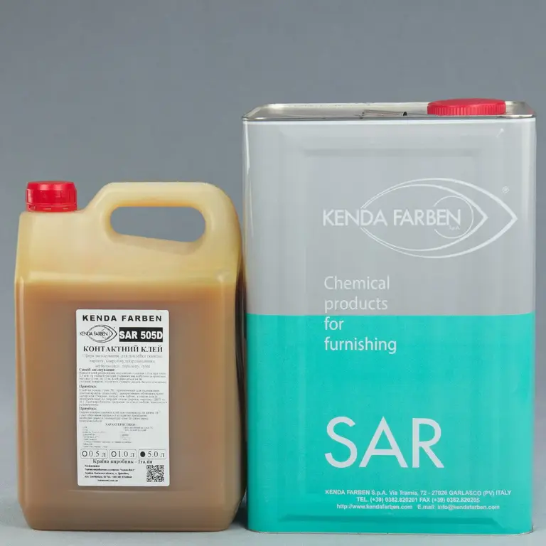 Клей SAR 505 D 5л — меблевий каучуковий клей для розпилення, Італія