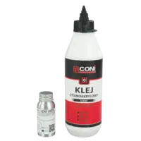 Клей CONI ціаноакриловий рідкий 25мл, для склеювання (метал, скло, резина), матеріалів з гладкими поверхнями, Польща