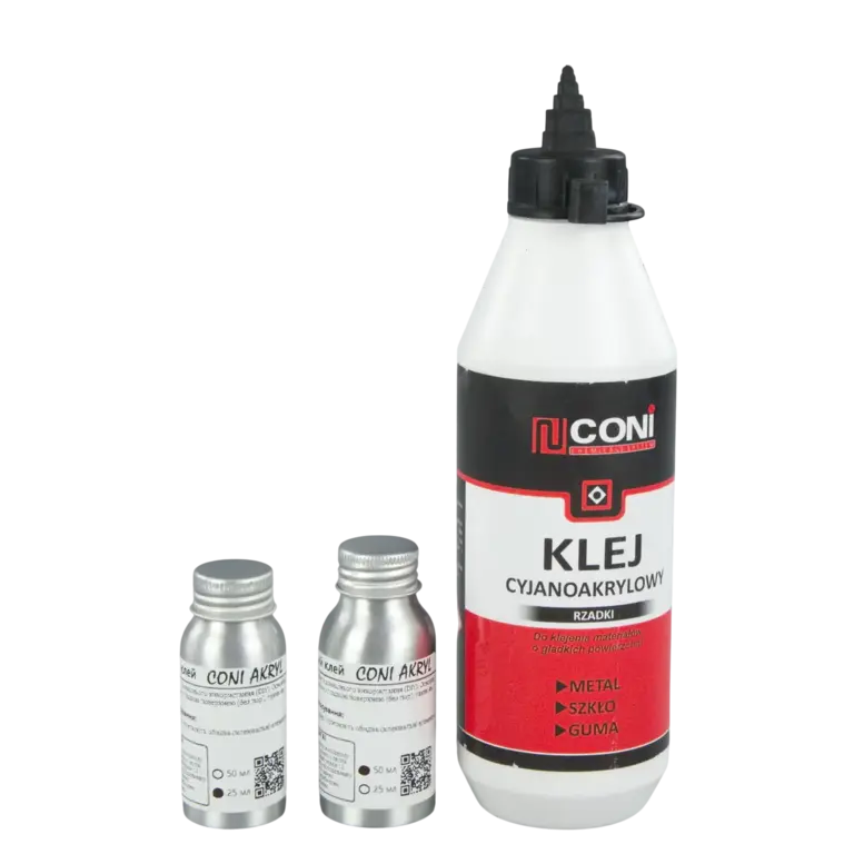 Рідкий ціаноакриловий клей CONI (25 мл, Польща)