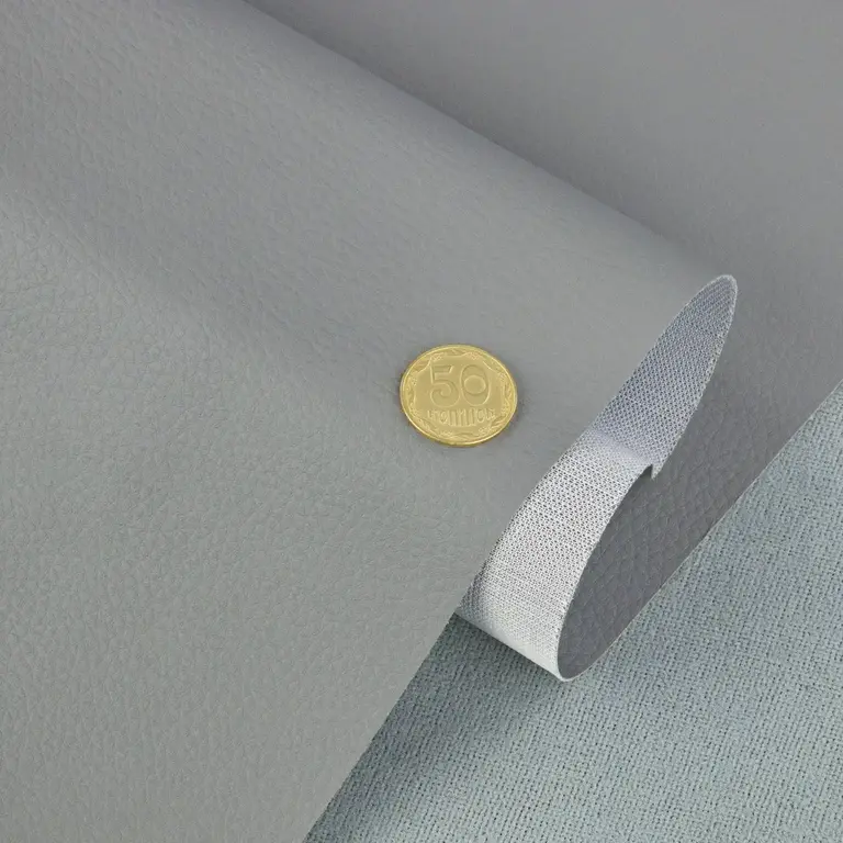 Шкірзам "Dollaro" меблевий, сірий, ширина 1,35м