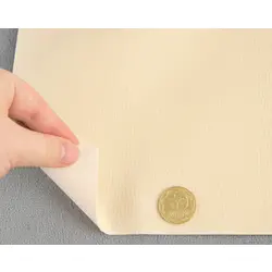 Шкірвініл "DOLLARO" меблевий напівглянець світло-бежевий, ширина 1.35м