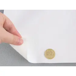 Шкірвініл "DOLLARO" меблевий напівглянець білий, ширина 1.35м