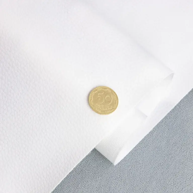 Шкірзам "Dollaro" меблевий, білий, ширина 1,35м