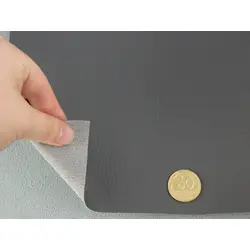 Шкірвініл "DOLLARO" меблевий напівглянець темно-сірий, ширина 1.35м