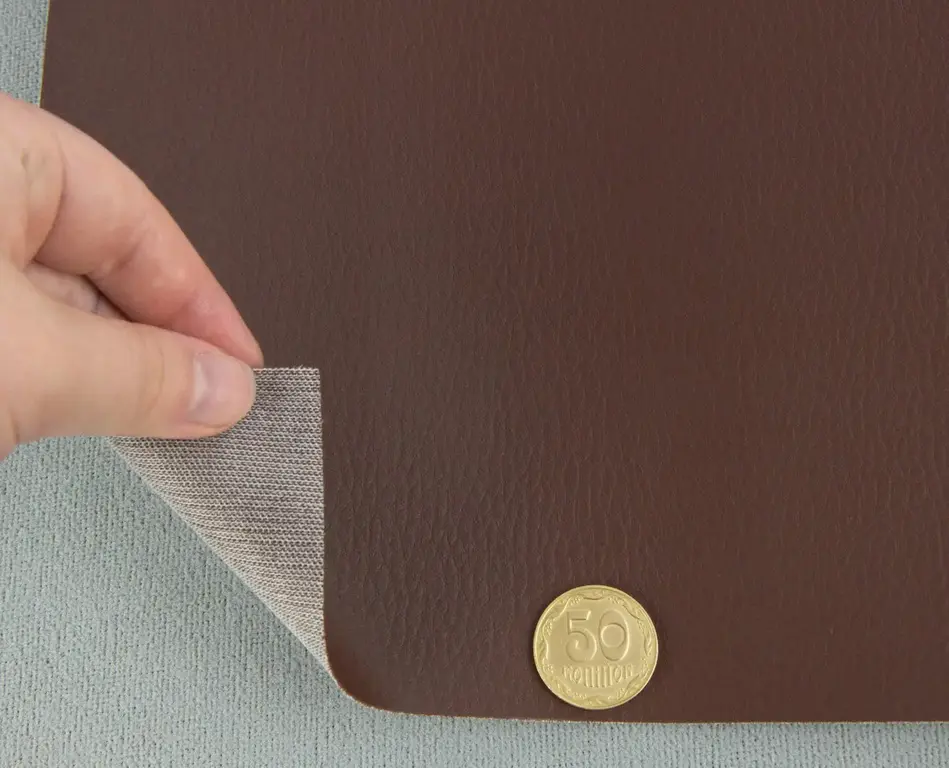 Шкірзам "Dollaro" меблевий, коричневий, ширина 1,35м