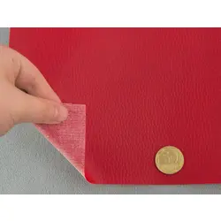 Шкірвініл "DOLLARO" меблевий напівглянець червоний, ширина 1.35м