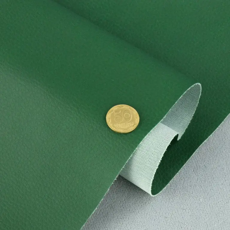 Шкірзам "Dollaro" меблевий, зелений, ширина 1,35м