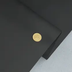 Шкірзамінник тягучий чорний матовий Maldive 991, ширина 1.40 м, Туреччина