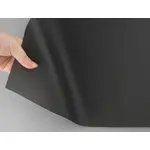 Шкірзамінник тягучий чорний матовий Maldive 991, ширина 1.40 м, Туреччина Мініатюра 3