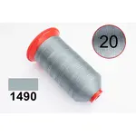 Швейна нитка POLYART №20, сіра (1490), 1500 м Мініатюра 4