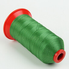 Нитка POLYART(ПОЛИАРТ) N20 колір 3709 світло-зелений, для пошиття чохлів на автомобільні сидіння і кермо, 1500м